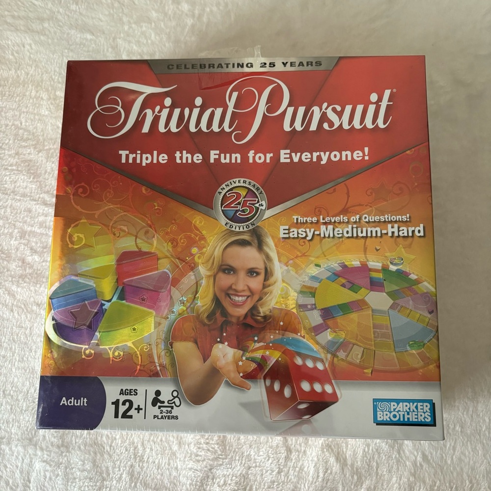Trivial Pursuit 25th Anniversary Edition Board Game Sealed NIB